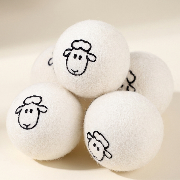 Boules de séchage de laine réutilisables