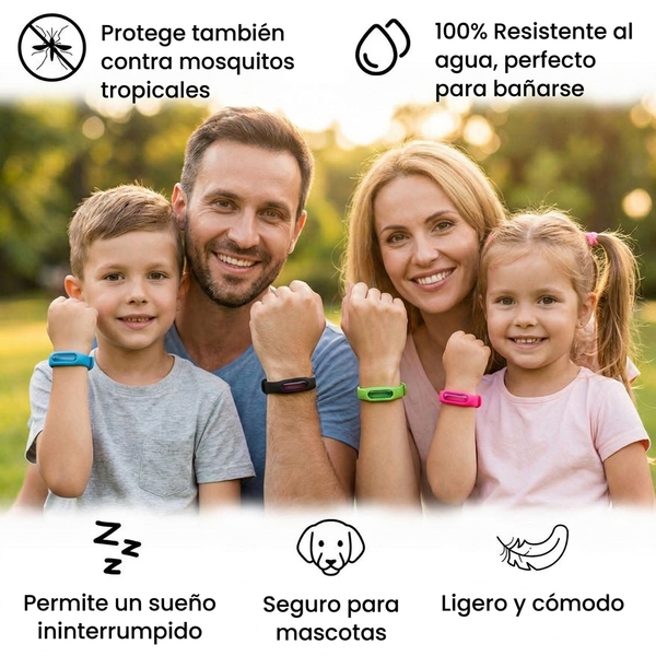 Pulseras anti-mosquitos