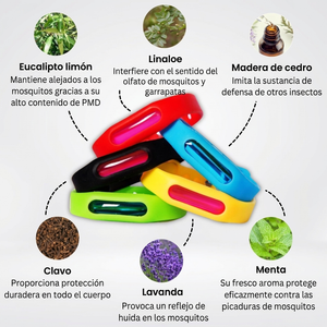 Pulseras anti-mosquitos