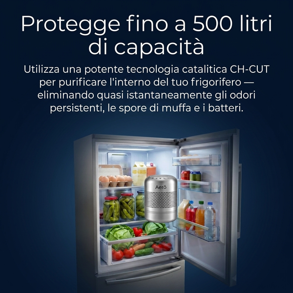 Purificatore d'aria per frigorifero