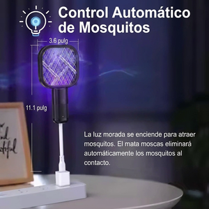 Lámpara antimosquitos USB 2 en 1