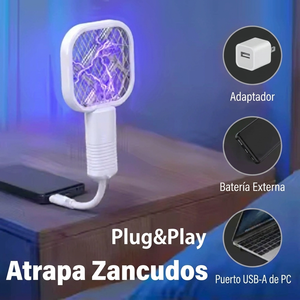 Lámpara antimosquitos USB 2 en 1